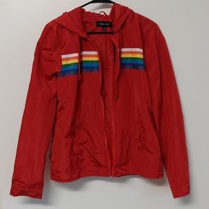Red Rainbow Windbreaker